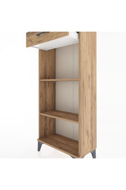 Hyperion Dolap 2 Raflı Tek Çekmeceli 60x44x134 Çam-Çam