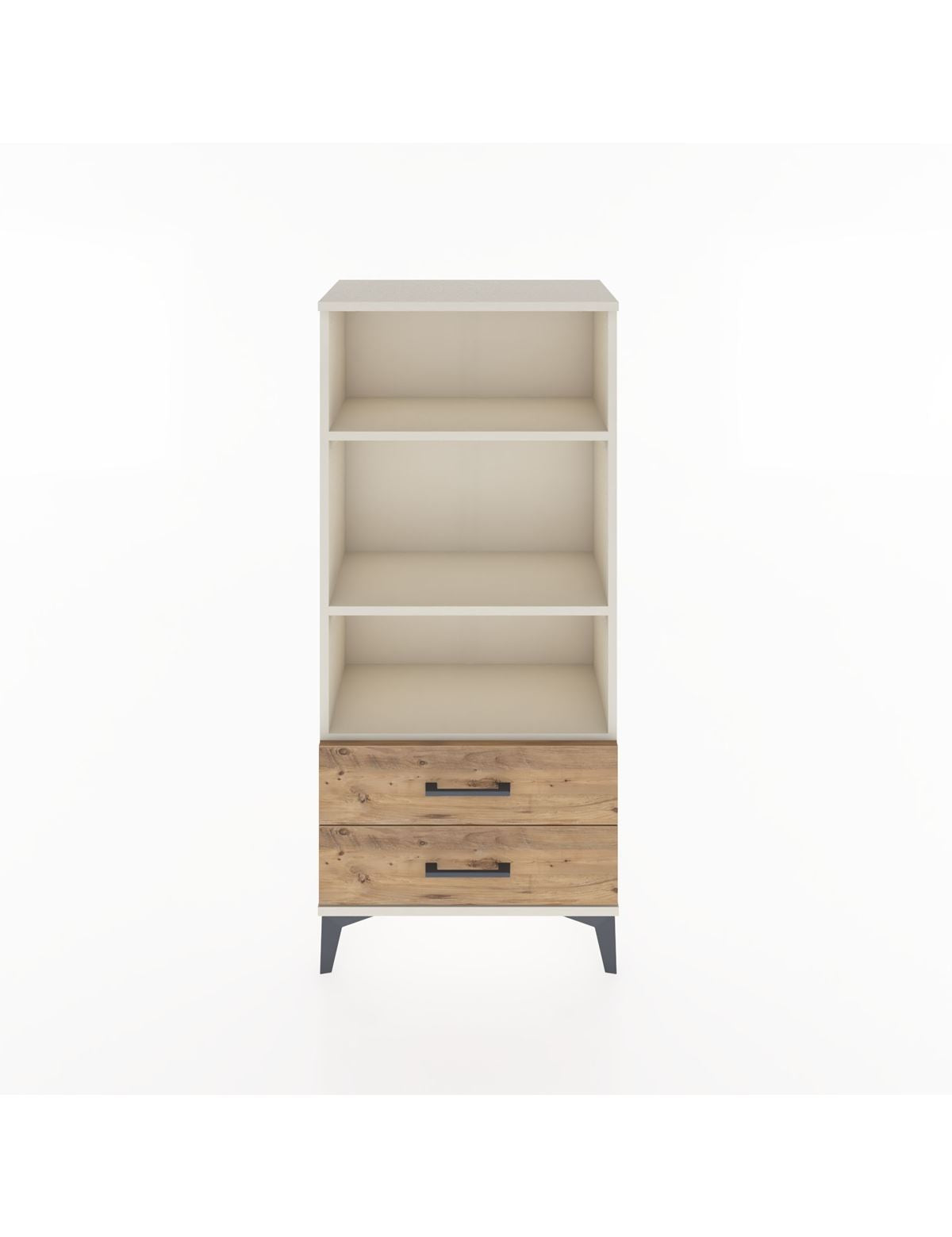 Hyperion Dolap 3 Raflı 2 Çekmeceli 60x44x134 Aytaşı-Çam