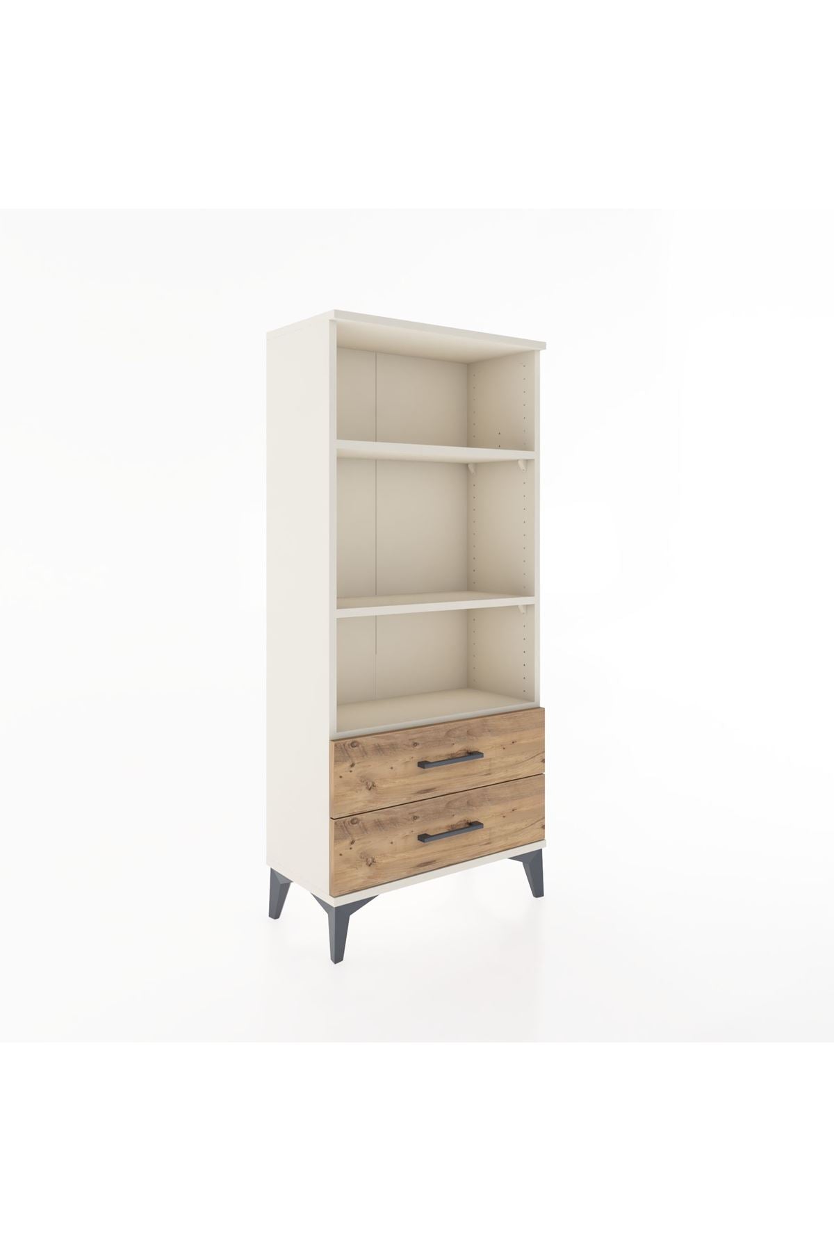 Hyperion Dolap 3 Raflı 2 Çekmeceli 60x44x134 Aytaşı-Çam