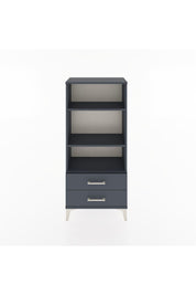 Hyperion Dolap 3 Raflı 2 Çekmeceli 60x44x134 Antrasit-Antrasit