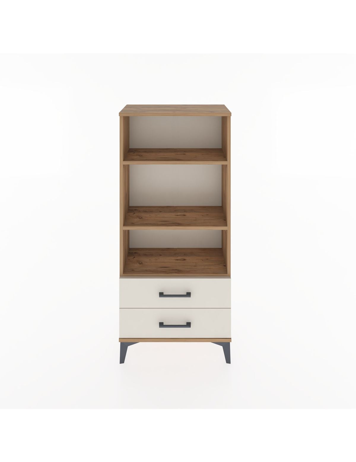 Hyperion Dolap 3 Raflı 2 Çekmeceli 60x44x134 Çam-Aytaşı