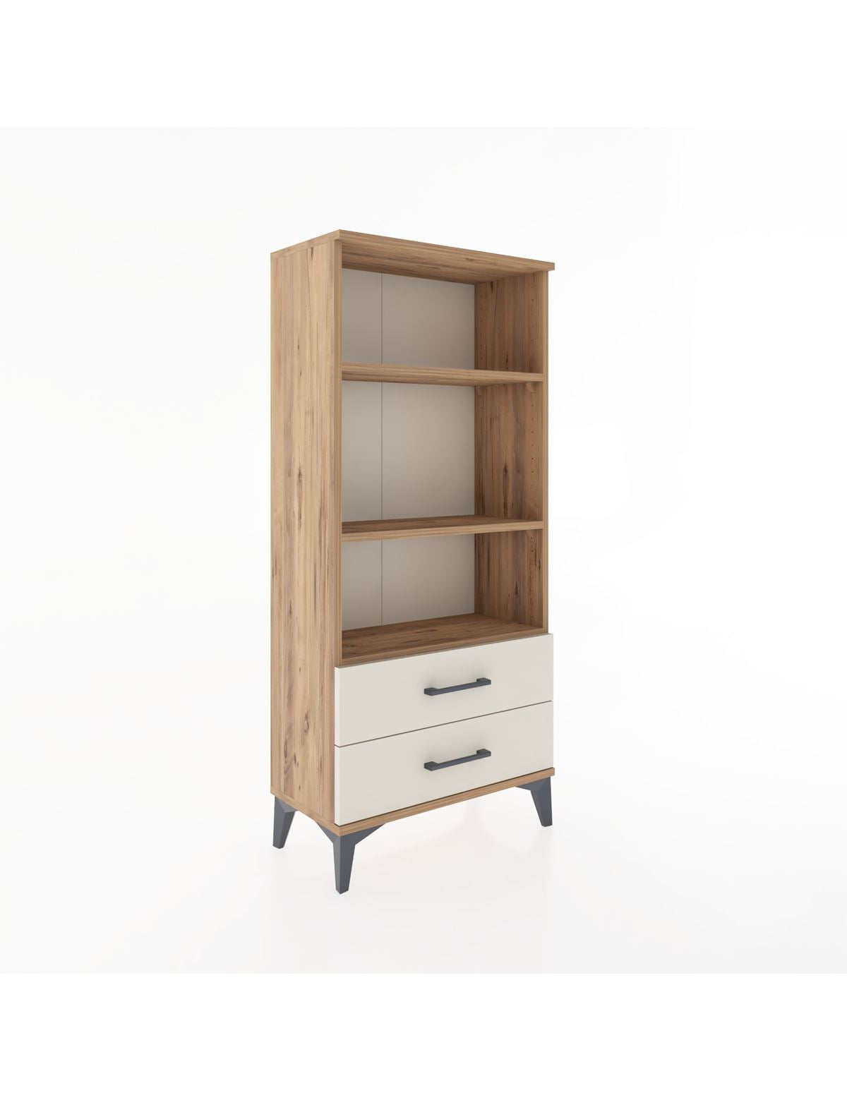 Hyperion Dolap 3 Raflı 2 Çekmeceli 60x44x134 Çam-Aytaşı