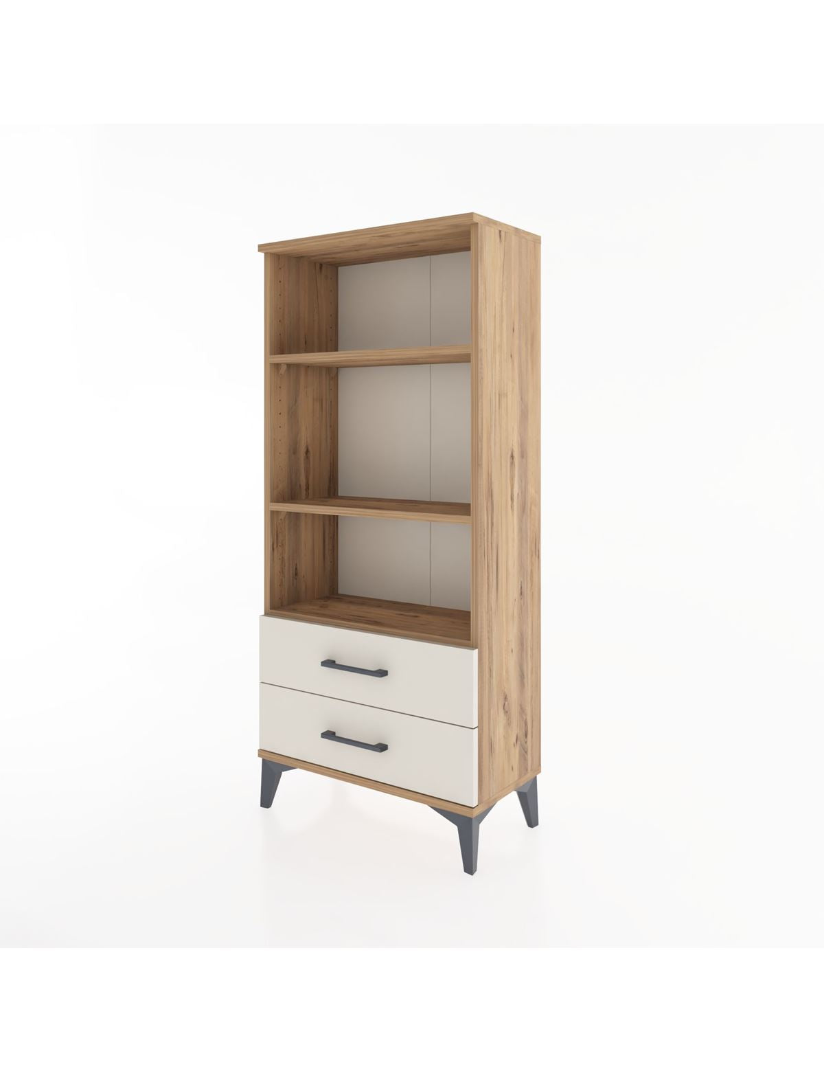 Hyperion Dolap 3 Raflı 2 Çekmeceli 60x44x134 - S50M046V7B