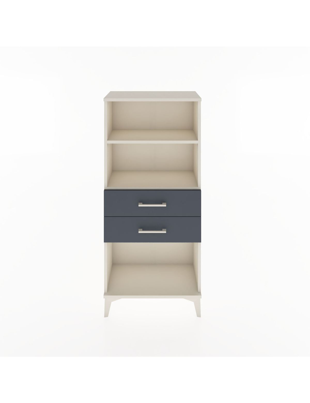 Hyperion Dolap 2 Raflı 2 Çekmeceli 60x44x134 Aytaşı-Antrasit