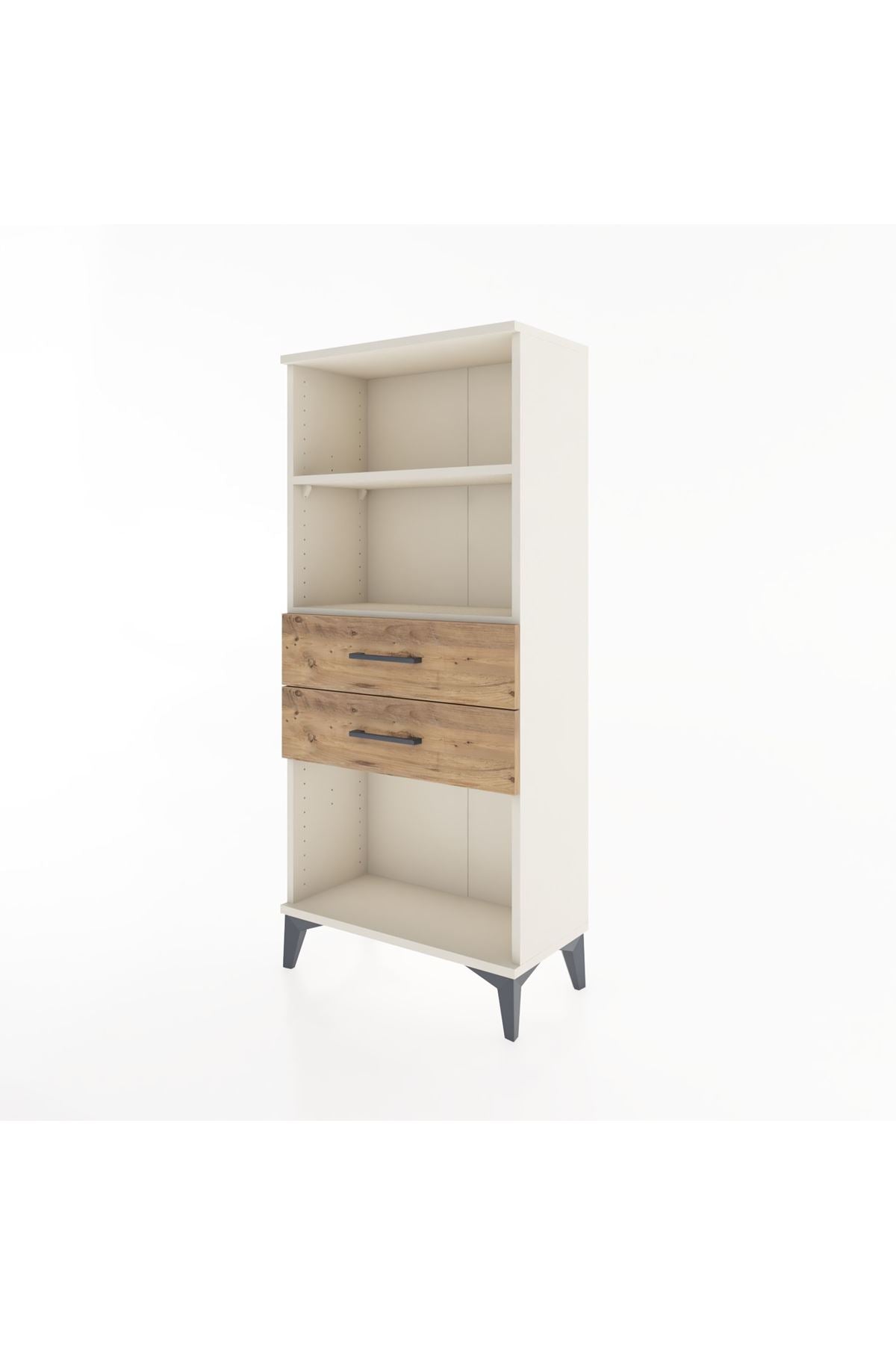 Hyperion Dolap 2 Raflı 2 Çekmeceli 60x44x134 Aytaşı-Çam