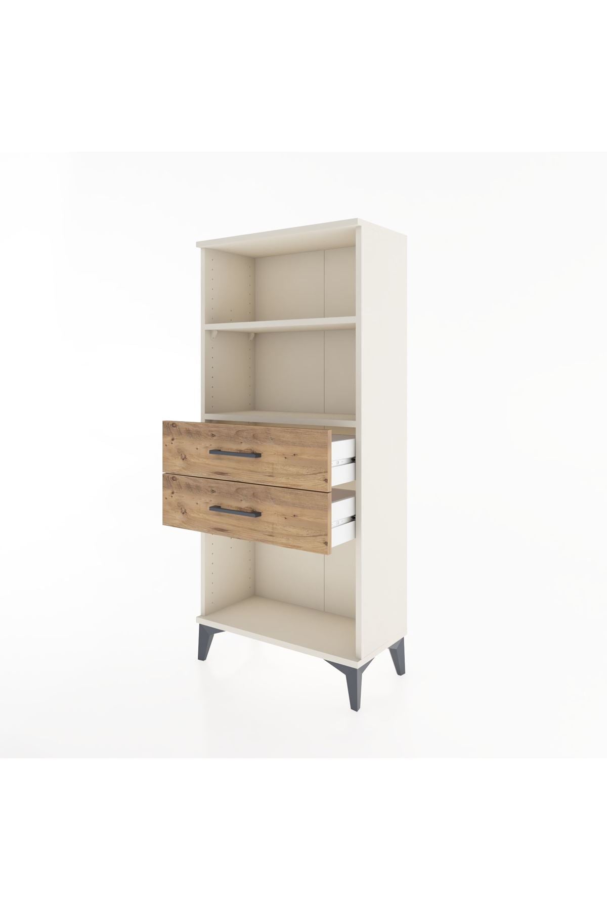 Hyperion Dolap 2 Raflı 2 Çekmeceli 60x44x134 Aytaşı-Çam