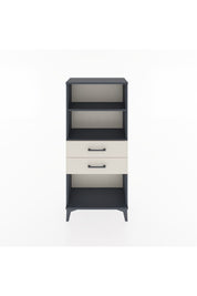 Hyperion Dolap 2 Raflı 2 Çekmeceli 60x44x134 Antrasit-Aytaşı
