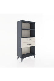 Hyperion Dolap 2 Raflı 2 Çekmeceli 60x44x134 Antrasit-Aytaşı