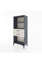 Hyperion Dolap 2 Raflı 2 Çekmeceli 60x44x134 Antrasit-Aytaşı