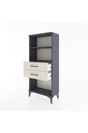 Hyperion Dolap 2 Raflı 2 Çekmeceli 60x44x134 Antrasit-Aytaşı