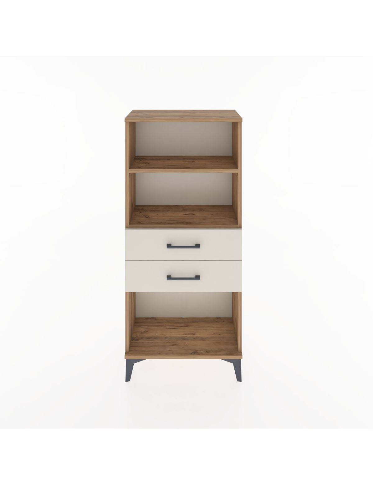 Hyperion Dolap 2 Raflı 2 Çekmeceli 60x44x134 Çam-Aytaşı