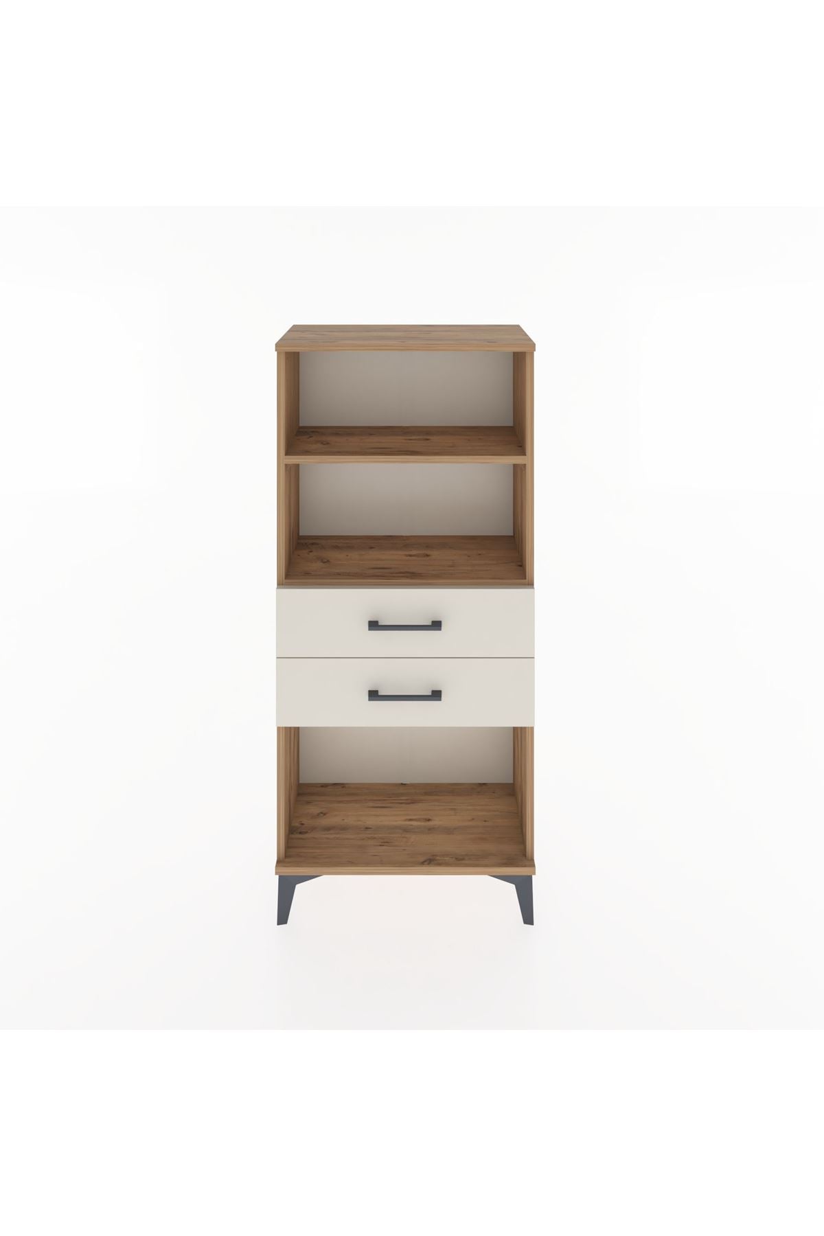 Hyperion Dolap 2 Raflı 2 Çekmeceli 60x44x134 Çam-Aytaşı