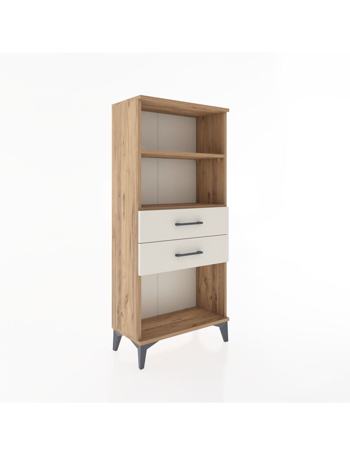 Hyperion Dolap 2 Raflı 2 Çekmeceli 60x44x134 Çam-Aytaşı