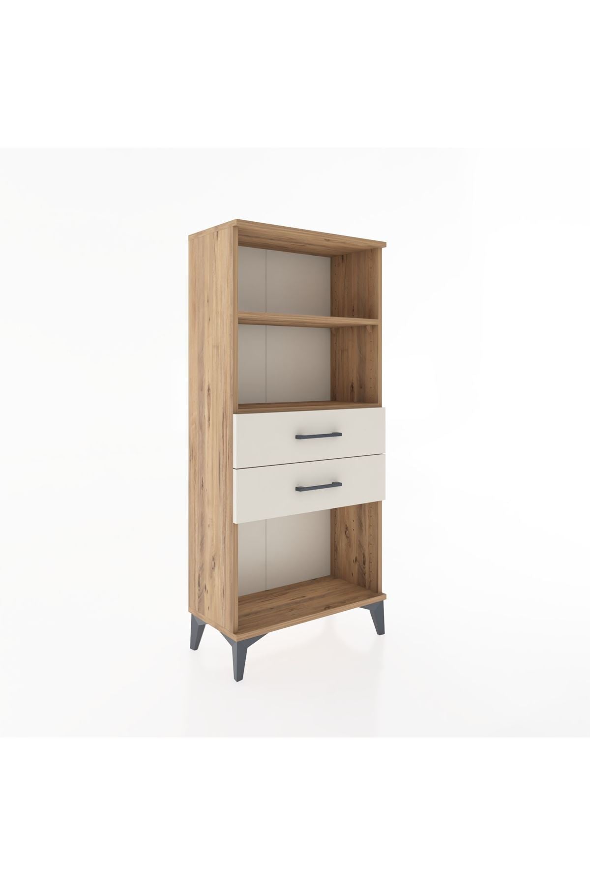 Hyperion Dolap 2 Raflı 2 Çekmeceli 60x44x134 Çam-Aytaşı