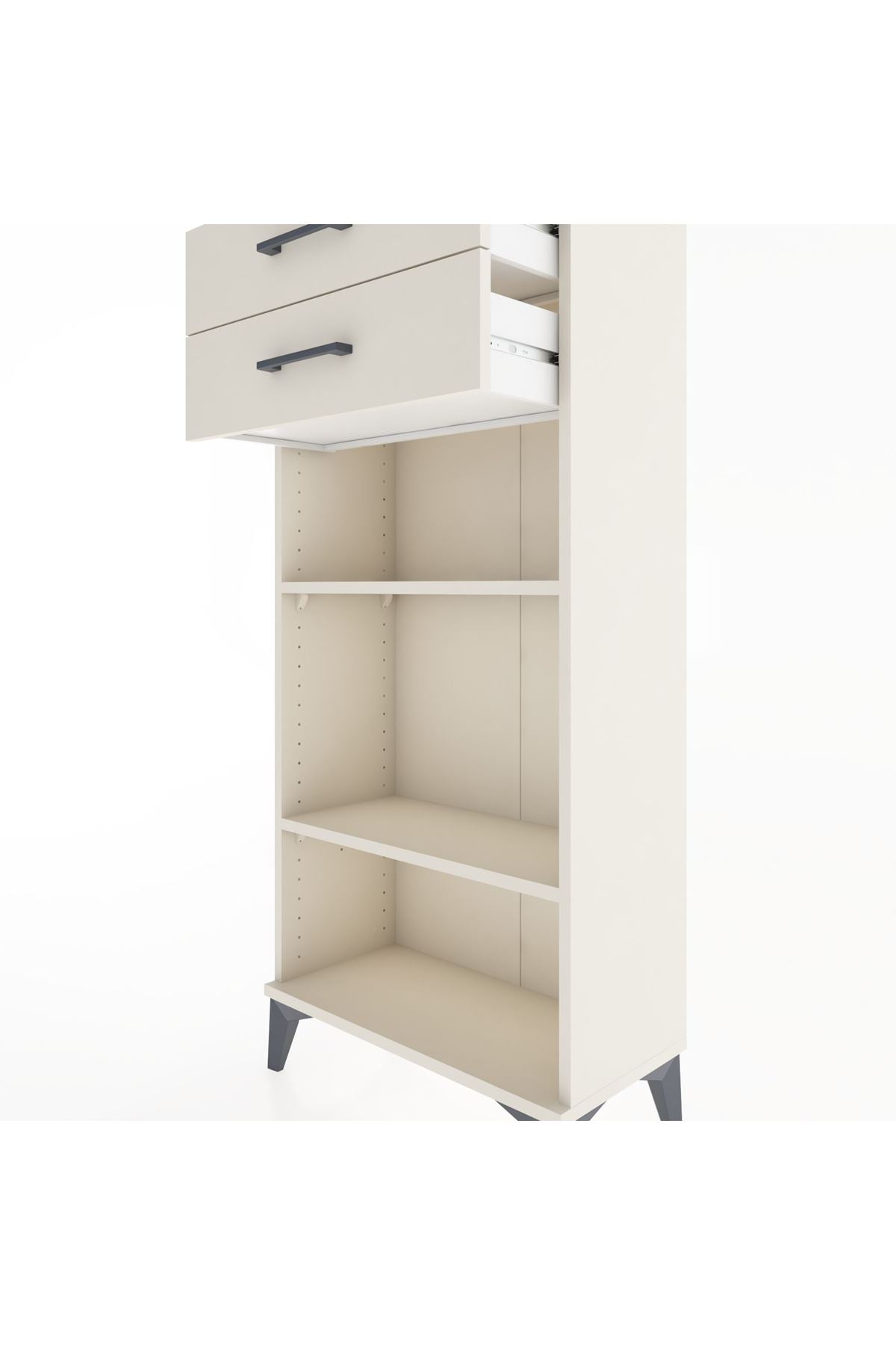 Hyperion Dolap 2 Raflı 2 Çekmeceli 60x44x134 Aytaşı-Aytaşı