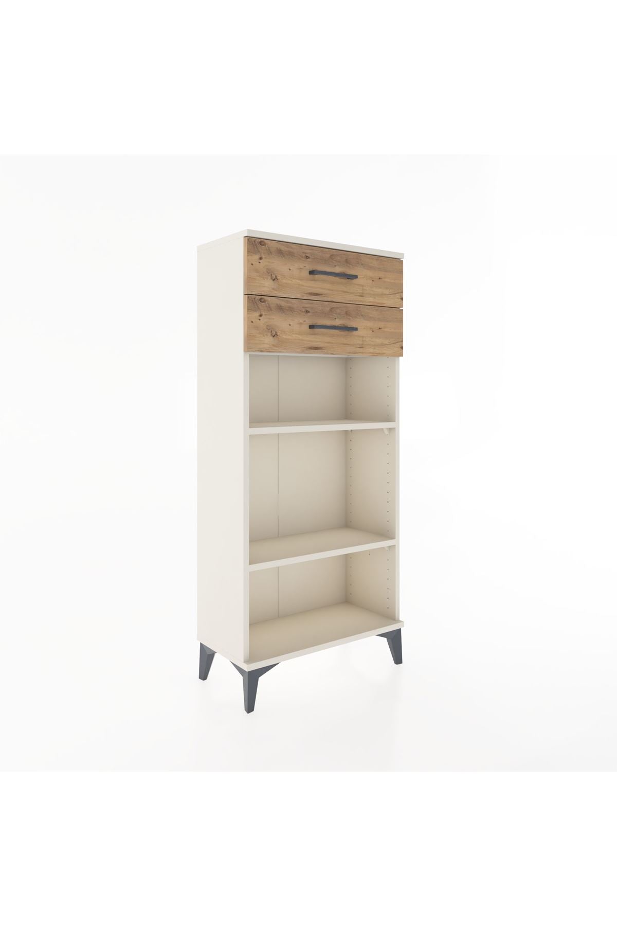 Hyperion Dolap 2 Raflı 2 Çekmeceli 60x44x134 Aytaşı-Çam