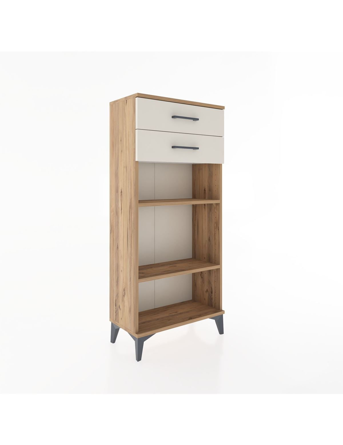 Hyperion Dolap 2 Raflı 2 Çekmeceli 60x44x134 Çam-Aytaşı