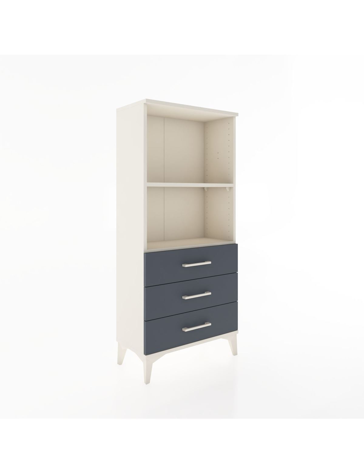 Hyperion Dolap 2 Raflı 3 Çekmeceli 60x44x134 Aytaşı-Antrasit