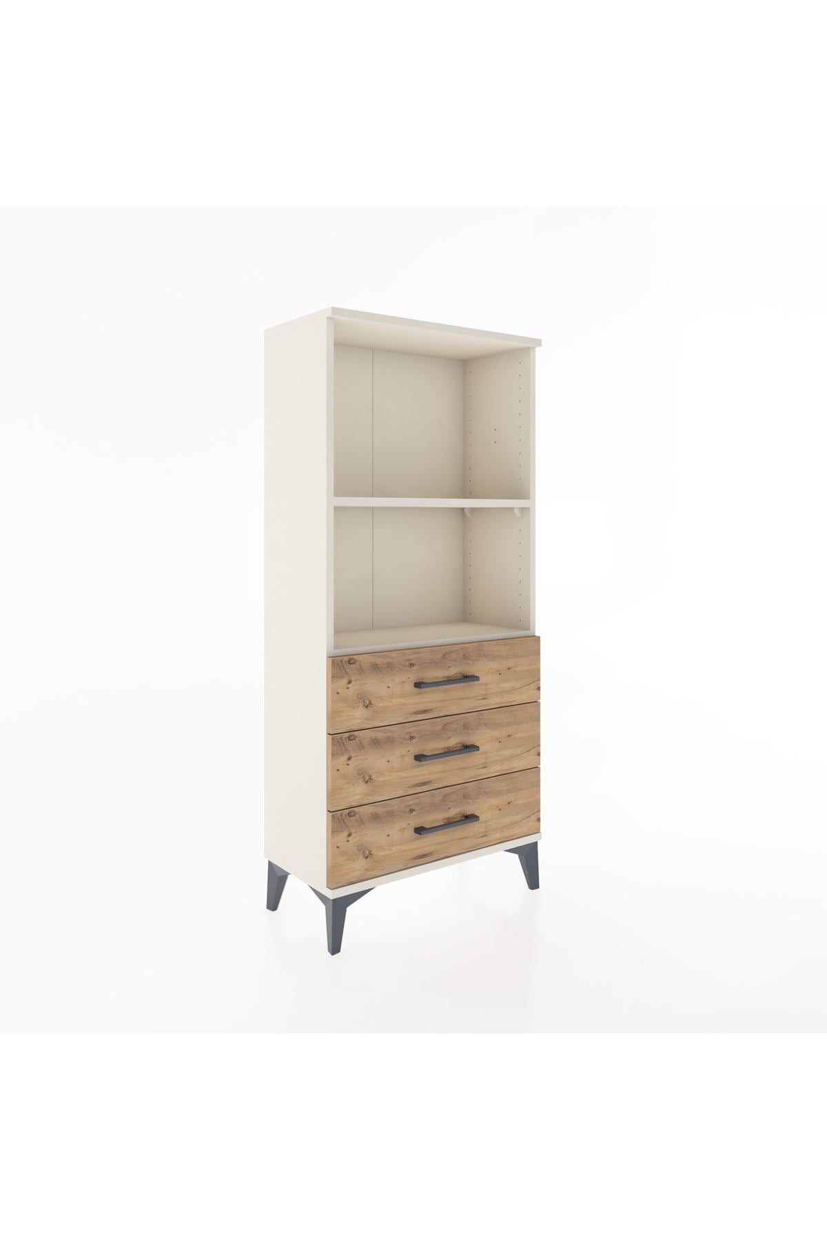 Hyperion Dolap 2 Raflı 3 Çekmeceli 60x44x134 Aytaşı-Çam