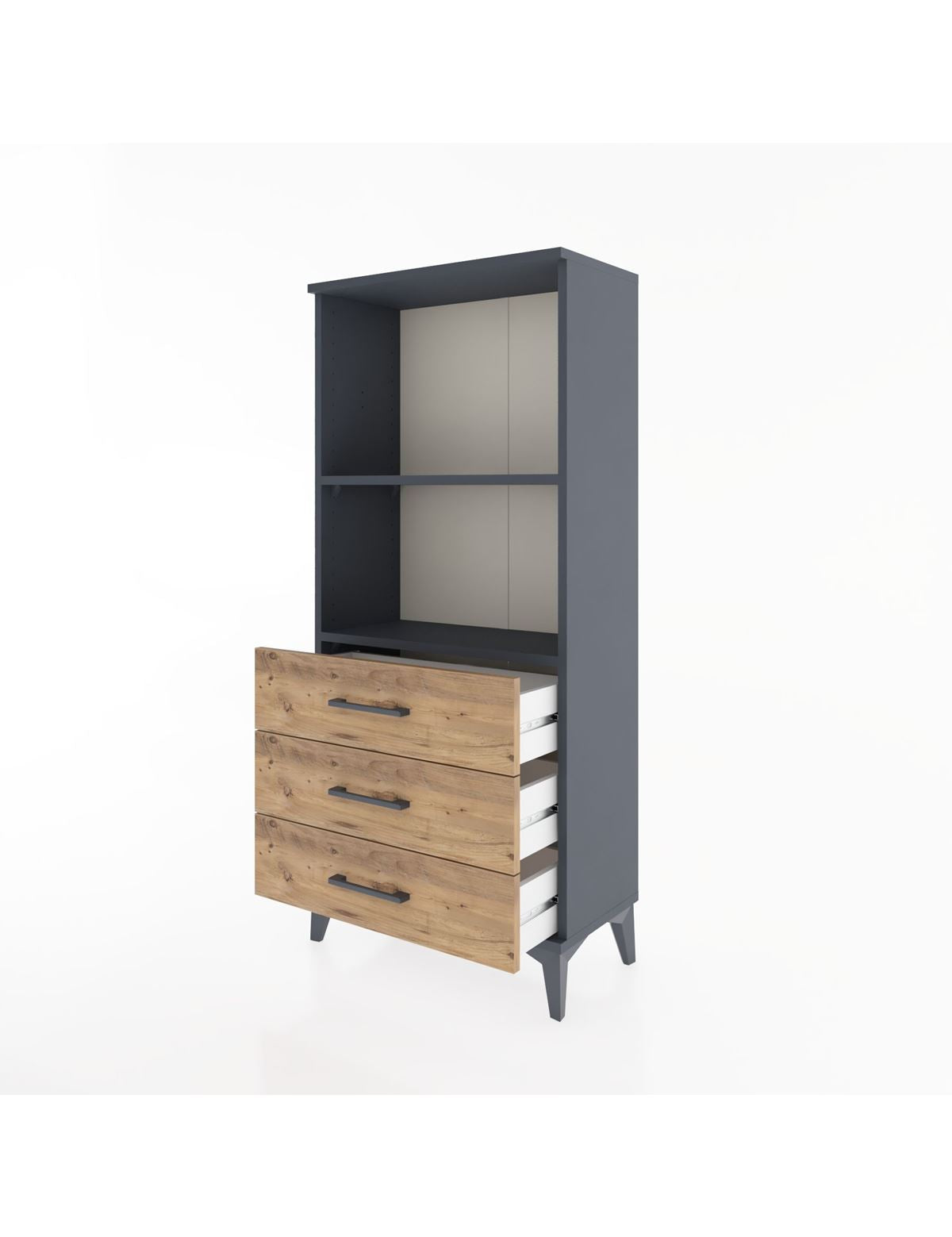 Hyperion Dolap 2 Raflı 3 Çekmeceli 60x44x134 - S50M049V6B