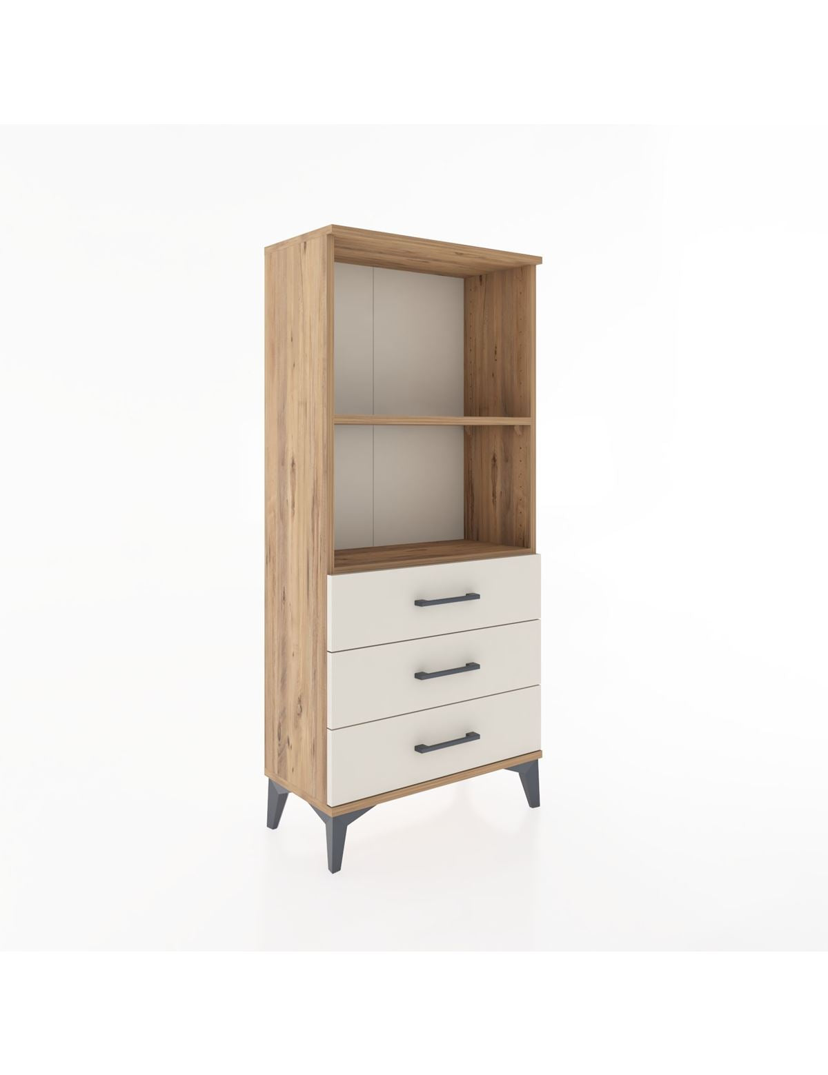 Hyperion Dolap 2 Raflı 3 Çekmeceli 60x44x134 Çam-Aytaşı