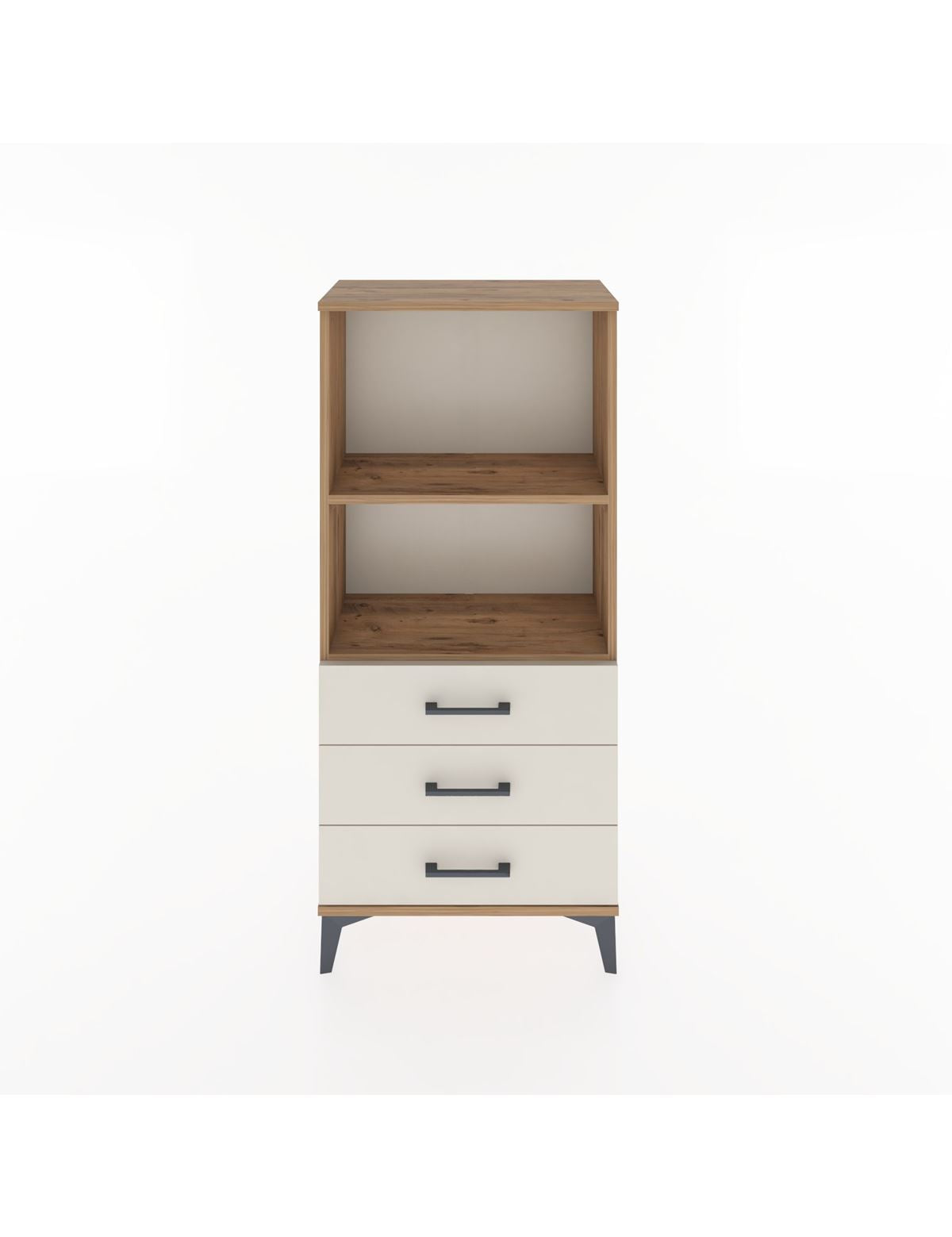 Hyperion Dolap 2 Raflı 3 Çekmeceli 60x44x134 Çam-Aytaşı