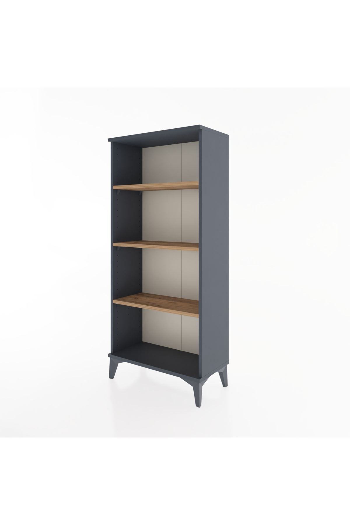 Hyperion Dolap 3 Raflı 60x44x134 Antrasit-Çam