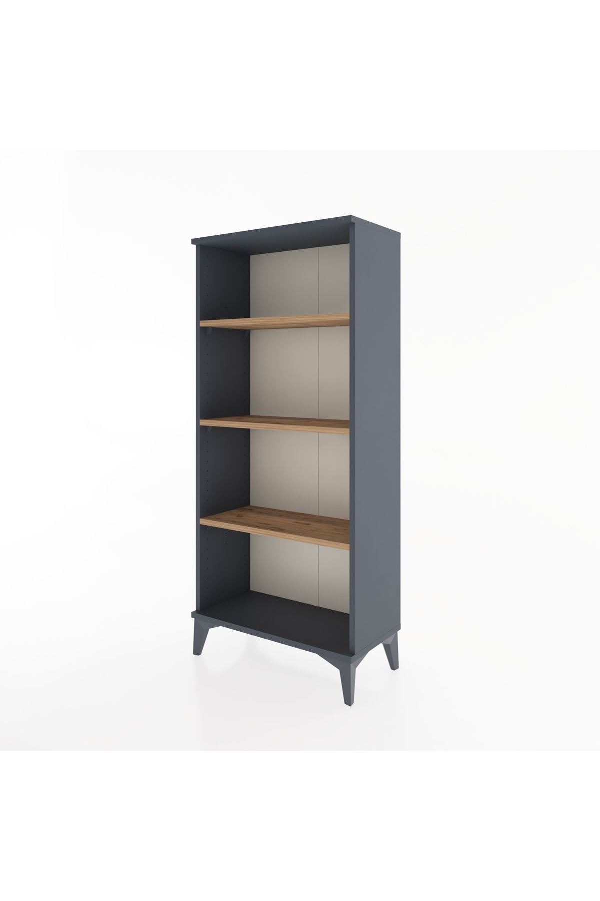 Hyperion Dolap 3 Raflı 60x44x134 Antrasit-Çam