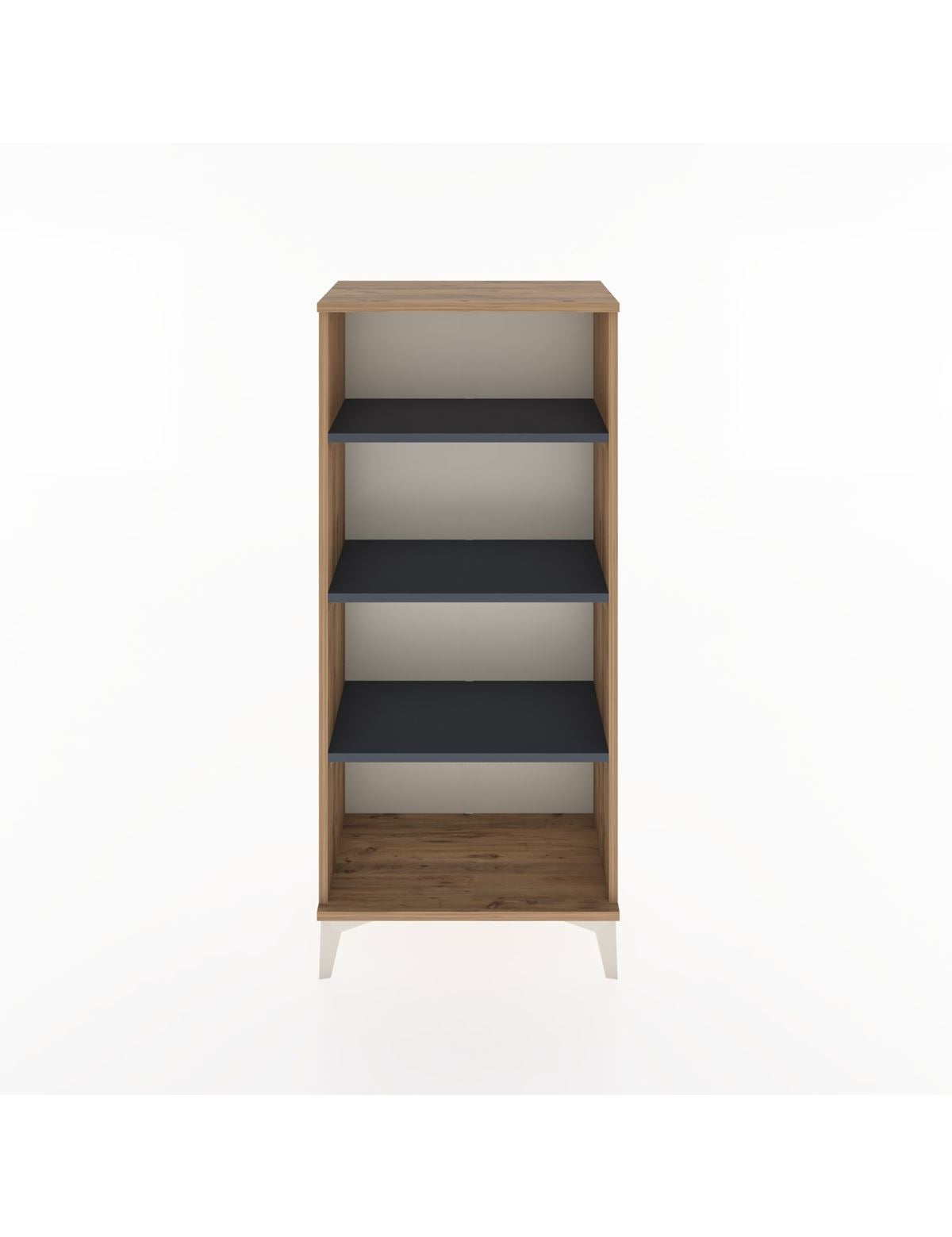 Hyperion Dolap 3 Raflı 60x44x134 Çam-Antrasit