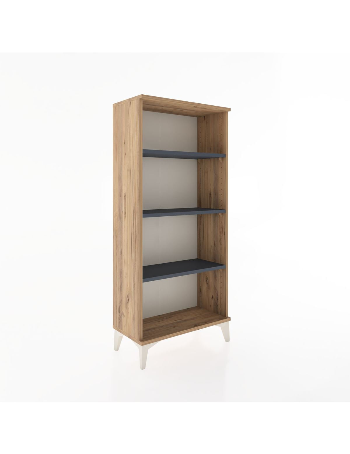 Hyperion Dolap 3 Raflı 60x44x134 Çam-Antrasit