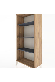 Hyperion Dolap 3 Raflı 60x44x134 Çam-Antrasit