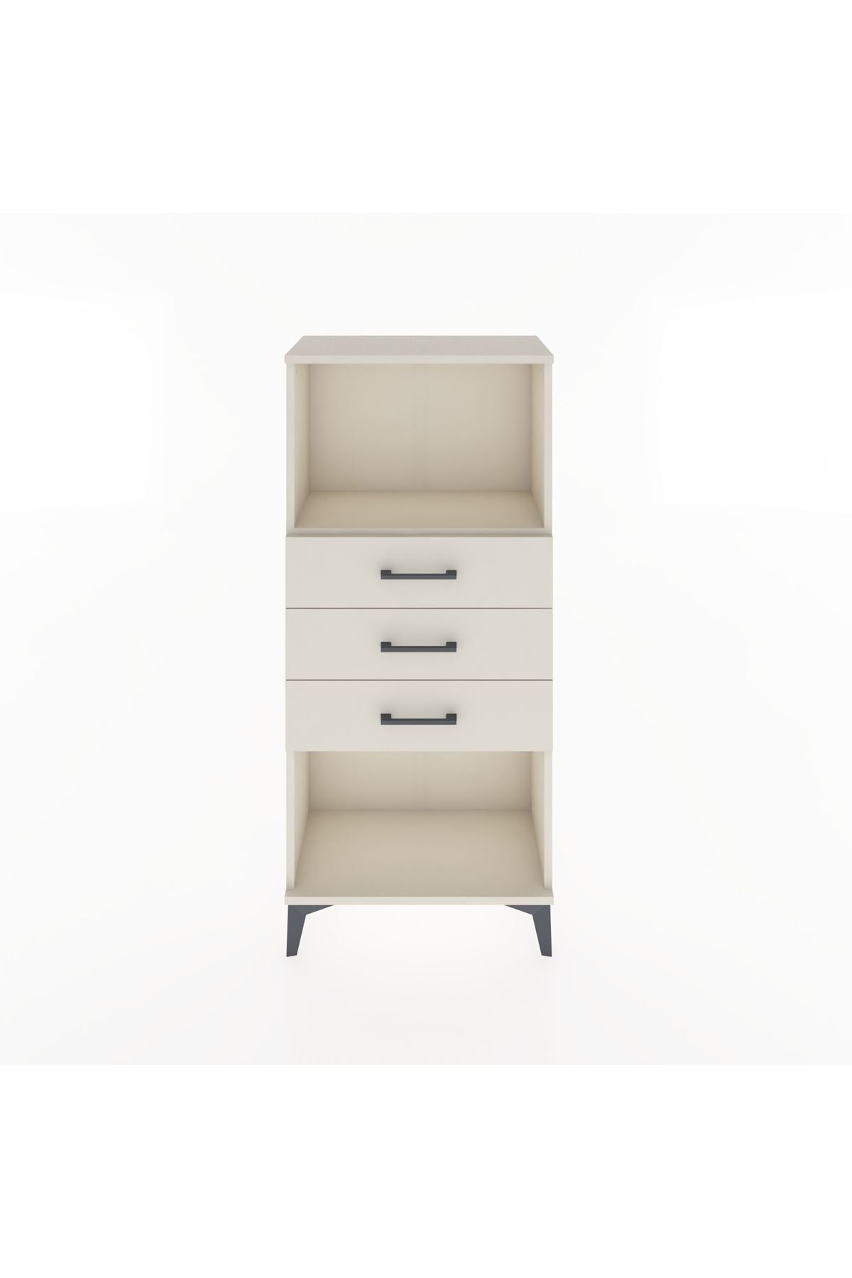Hyperion Dolap Tek Raflı 3 Çekmeceli 60x44x134 - S50M051V1B
