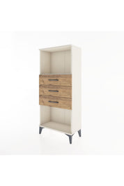 Hyperion Dolap Tek Raflı 3 Çekmeceli 60x44x134 - S50M051V3B