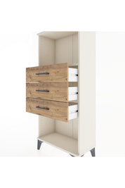Hyperion Dolap Tek Raflı 3 Çekmeceli 60x44x134 - S50M051V3B