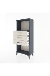 Hyperion Dolap Tek Raflı 3 Çekmeceli 60x44x134 - S50M051V4B