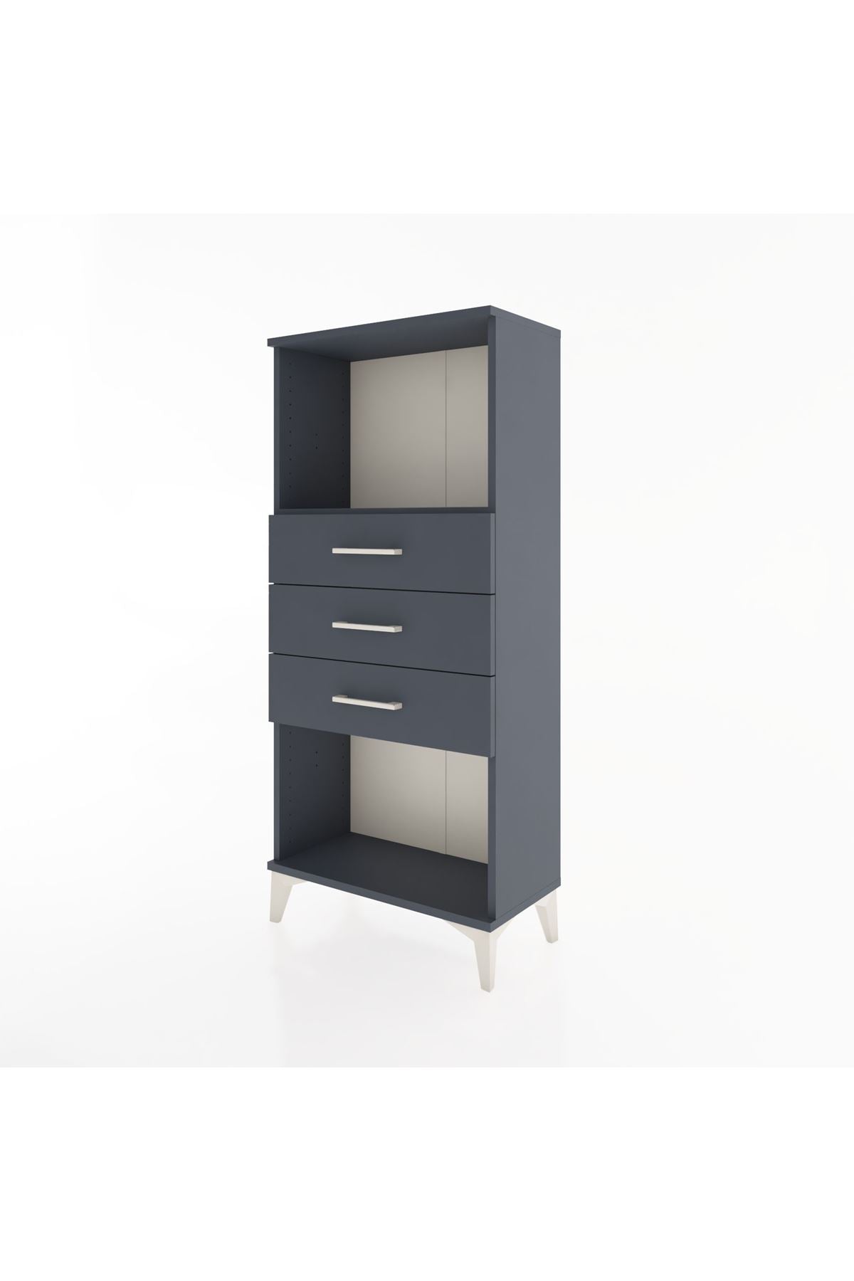 Hyperion Dolap Tek Raflı 3 Çekmeceli 60x44x134 - S50M051V5B