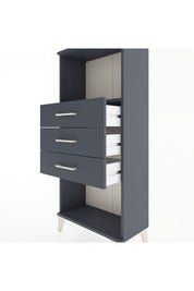 Hyperion Dolap Tek Raflı 3 Çekmeceli 60x44x134 - S50M051V5B