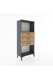 Hyperion Dolap Tek Raflı 3 Çekmeceli 60x44x134 - S50M051V6B