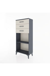 Hyperion Dolap Tek Raflı 3 Çekmeceli 60x44x134 - S50M052V4B