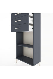 Hyperion Dolap Tek Raflı 3 Çekmeceli 60x44x134 - S50M052V5B