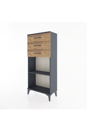 Hyperion Dolap Tek Raflı 3 Çekmeceli 60x44x134 - S50M052V6B