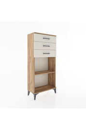 Hyperion Dolap Tek Raflı 3 Çekmeceli 60x44x134 - S50M052V7B
