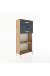 Hyperion Dolap Tek Raflı 3 Çekmeceli 60x44x134 - S50M052V8B