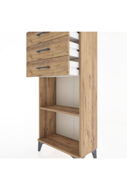 Hyperion Dolap Tek Raflı 3 Çekmeceli 60x44x134 - S50M052V9B