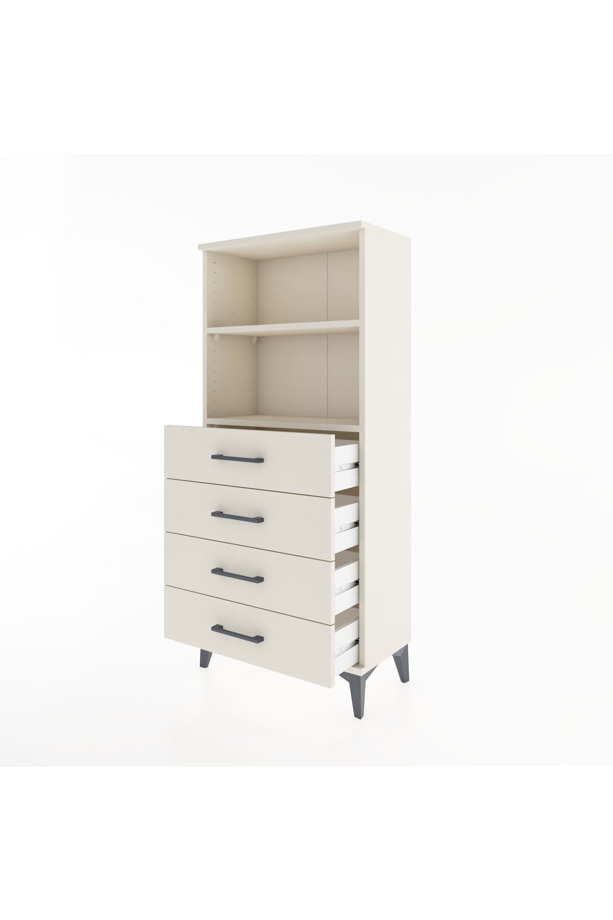 Hyperion Dolap 2 Raflı 4 Çekmeceli 60x44x134 Aytaşı-Aytaşı