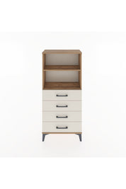 Hyperion Dolap 2 Raflı 4 Çekmeceli 60x44x134 Çam-Aytaşı