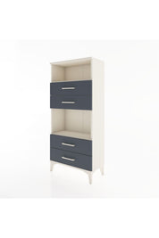 Hyperion Dolap 2 Raflı 4 Çekmeceli 60x44x134 Aytaşı-Antrasit