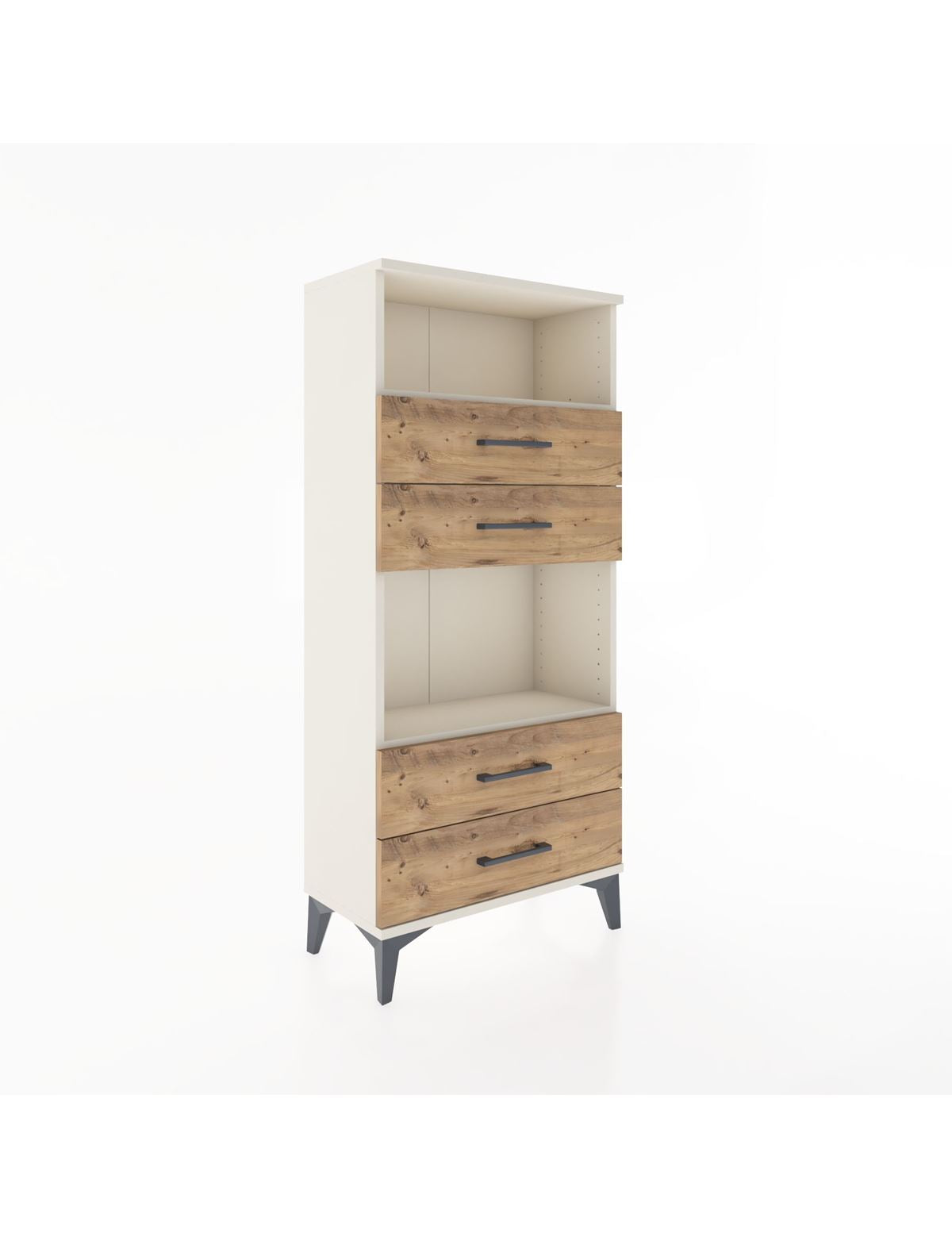 Hyperion Dolap 2 Raflı 4 Çekmeceli 60x44x134 Aytaşı-Çam