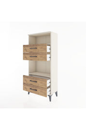 Hyperion Dolap 2 Raflı 4 Çekmeceli 60x44x134 Aytaşı-Çam