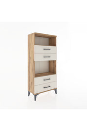 Hyperion Dolap 2 Raflı 4 Çekmeceli 60x44x134 Çam-Aytaşı